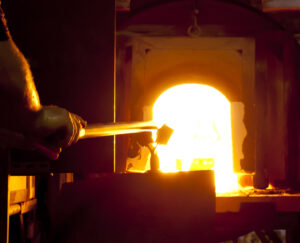 Preparing new artworks for the next exhibition in Milan. Murrine Technique.